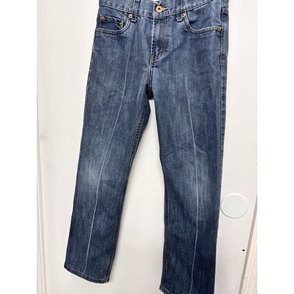 Levi's 514 Women's Straight Leg 14 Regular Jeans 10" Rise Medium Wash 27x27